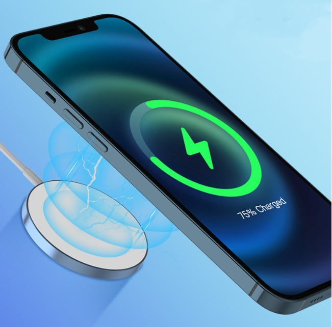 Ultra-thin magnetic wireless fast charger front view